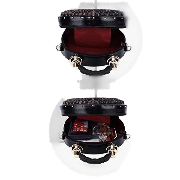 NWT Steampunk Shoulder Crossbody Working Clock Bag. Really Unique Statement Bag - Picture 15 of 16